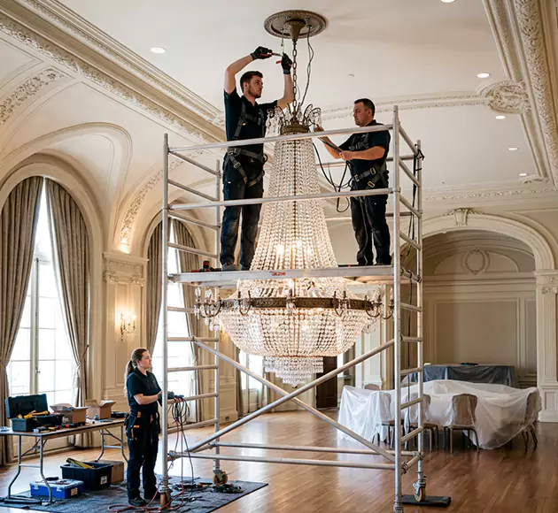 Professional Chandelier Installation: Your Local Fixture Team in Lithia, FL