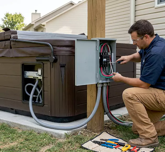 Professional Hot Tub Electrical Installation: Your Local Spa Wiring Team in Lithia, FL